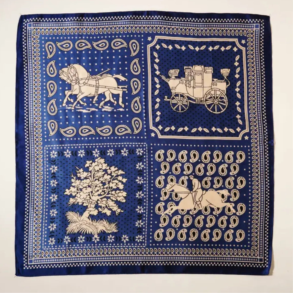 Classic Vegan Silk Bandana Scarf